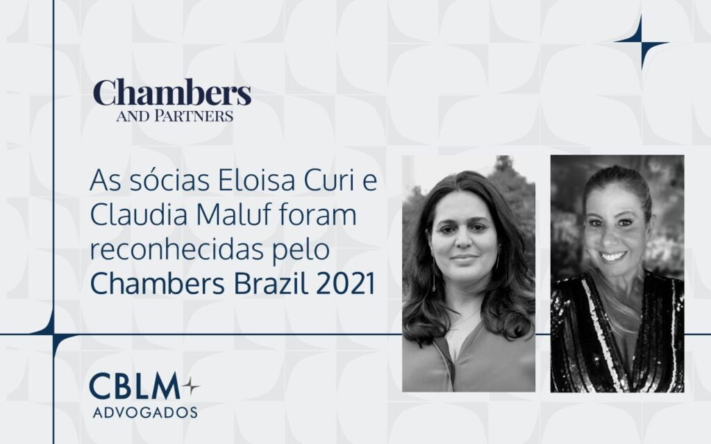 Chambers Brazil 2021 recomenda Eloisa Curi e Claudia Maluf em Tax